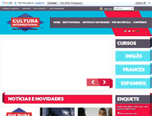 Tablet Screenshot of culturainternational.com.br